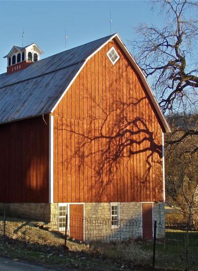 Competition entry: Sunset Shadows on Barn 
