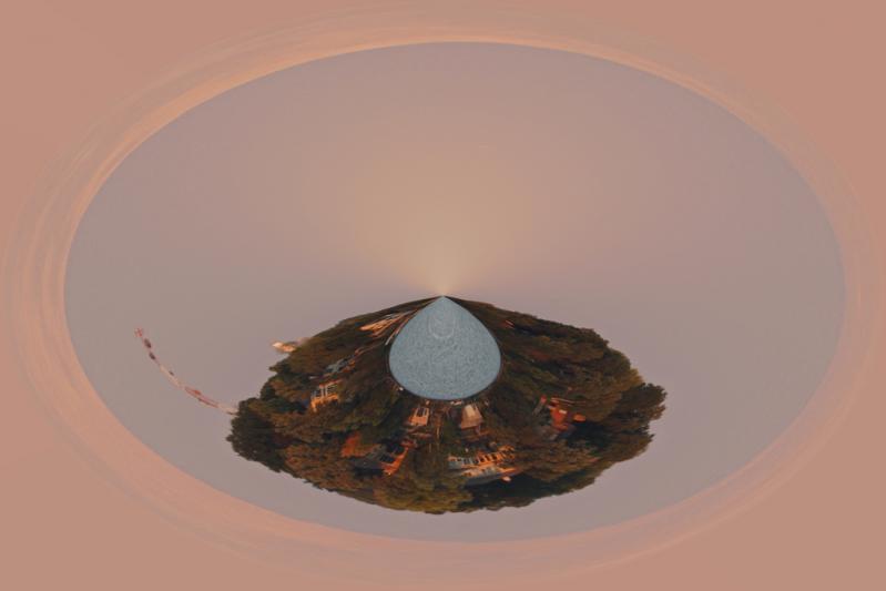 Competition entry: Harvest Moon Rising above Lake Monona Shores