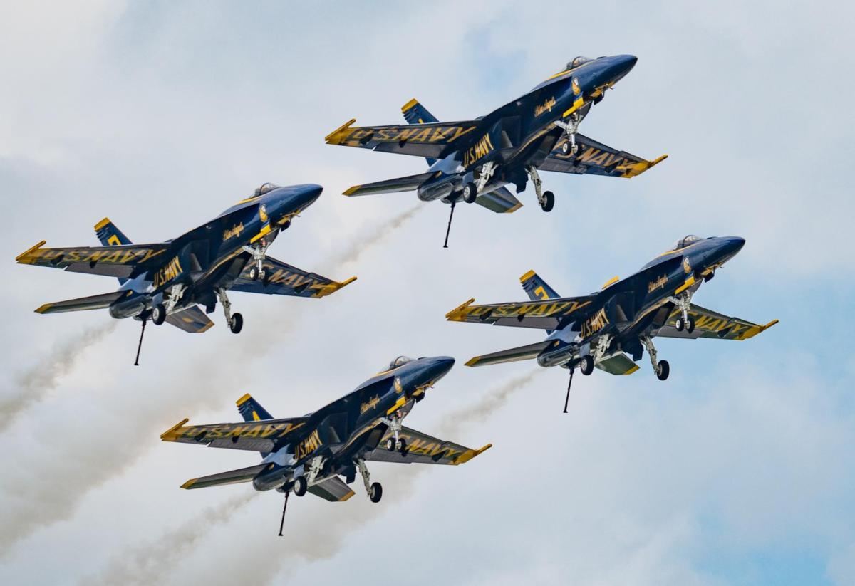 Competition entry: Blue Angels in formation
