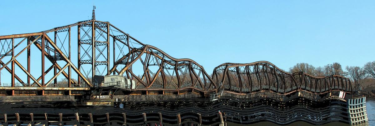 Competition entry: Crumbling Railroad Bridge