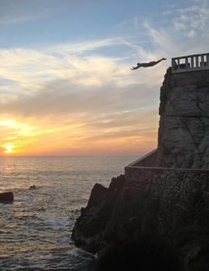 Competition entry: Dive at a Mexican Sunset