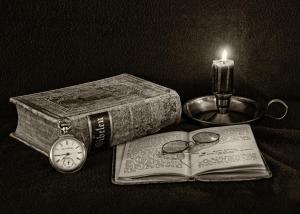 Competition entry: Reading by Candlelight