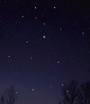 Gemini with Mars between the twins. The alternate image is an idealized image of Mars in Gemini.